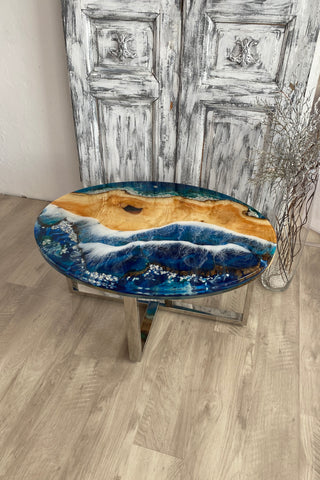 Ovaler Couchtisch
