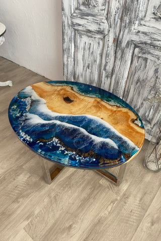 Ovaler Couchtisch