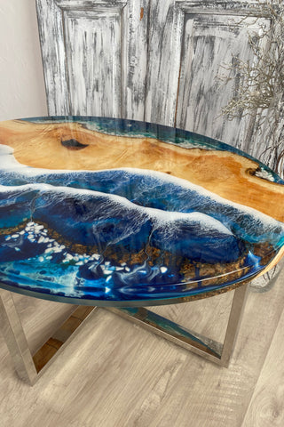 Ovaler Couchtisch