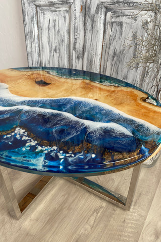 Ovaler Couchtisch