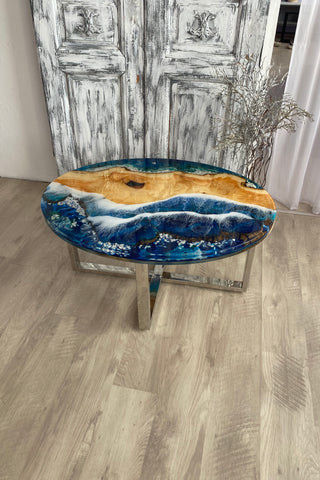 Ovaler Couchtisch