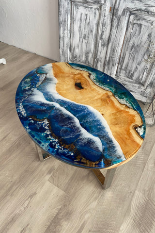 Ovaler Couchtisch