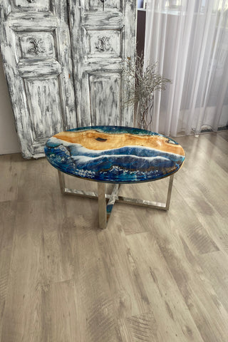 Ovaler Couchtisch