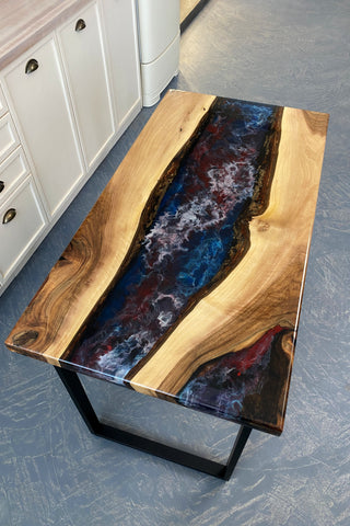 Space Black Epoxy Table