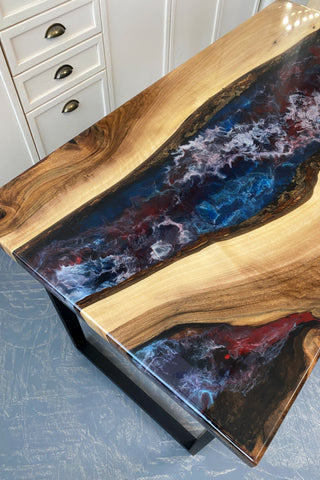 Space Black Epoxy Table