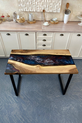 Space Black Epoxy Table