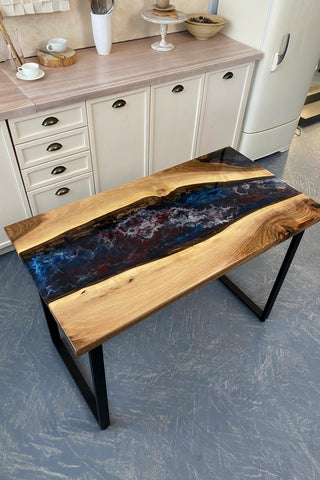 Space Black Epoxy Table