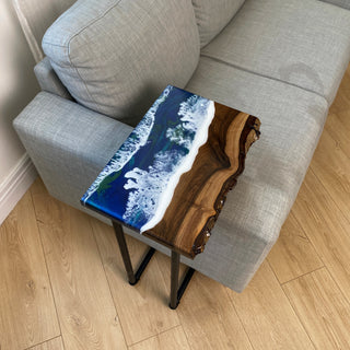 Sofatisch aus Epoxidharz
