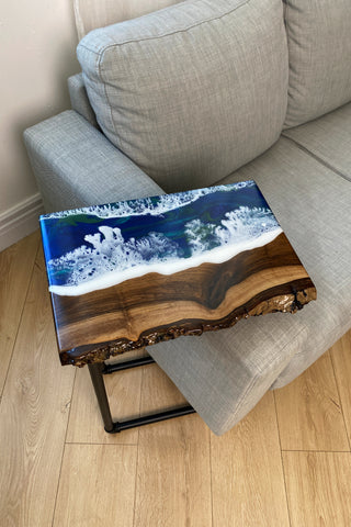 Epoxy Resin Sofa Table