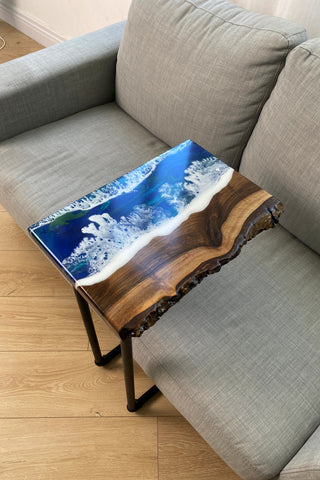 Epoxy Resin Sofa Table