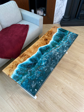 Epoxy Resin Table Ocean