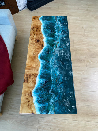 Epoxy Resin Table Ocean