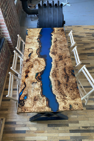 Live Edge Epoxy Resin Table