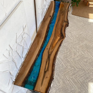 Epoxy River Console Table