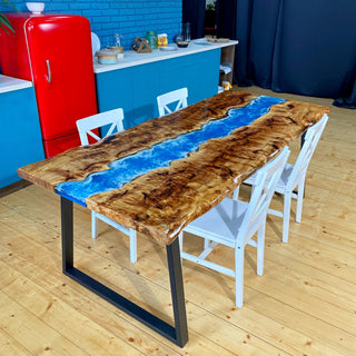 Live Edge Blue River Tisch