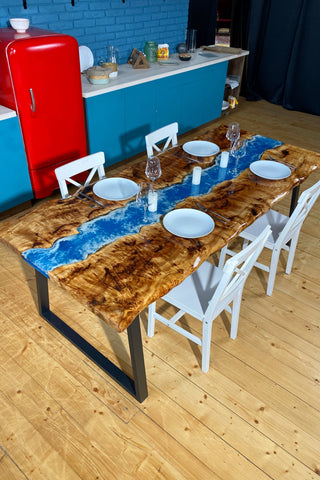 Live Edge Blue River Tisch