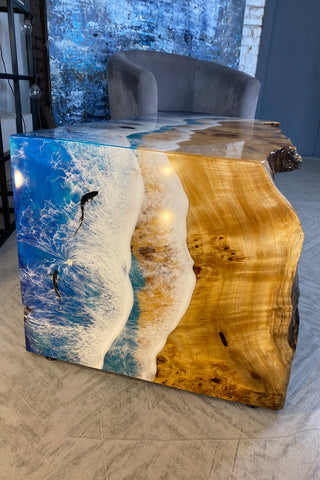 Waterfall Edge Dining Table