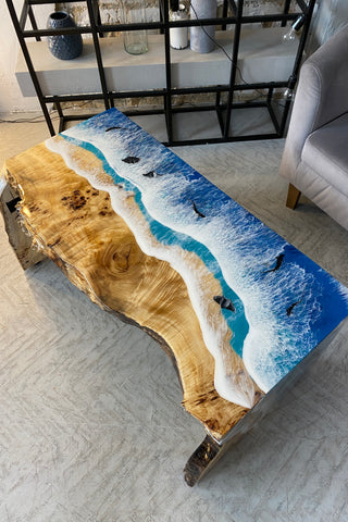 Waterfall Edge Dining Table
