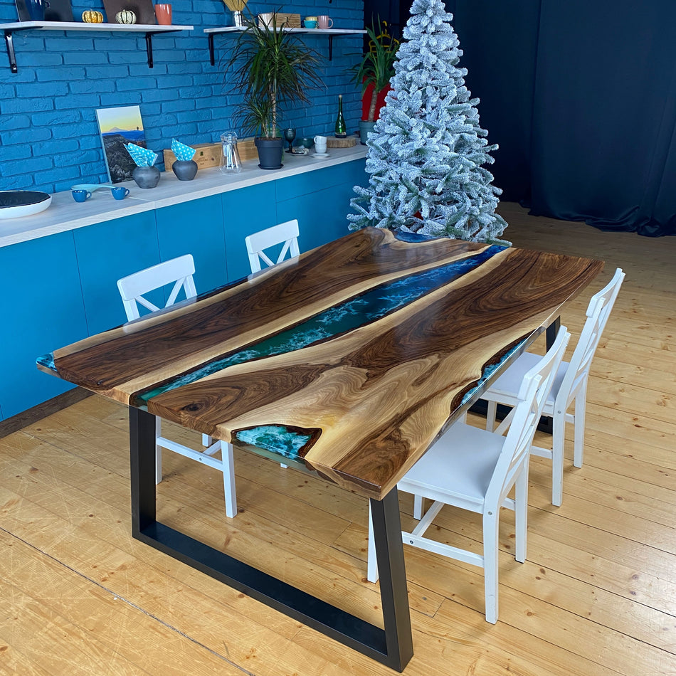 Epoxy Resin Dining Tables - To Order – ThunderWood Studio