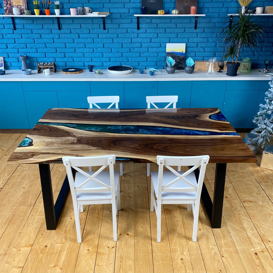 Epoxy Resin River Tables & Reverse River Tables - To Order ...