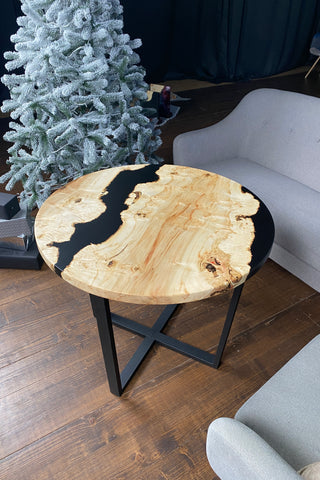 Round Epoxy Resin Table