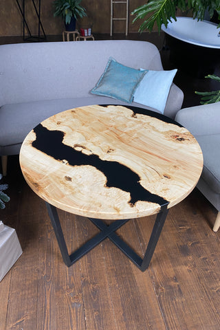 Round Epoxy Resin Table