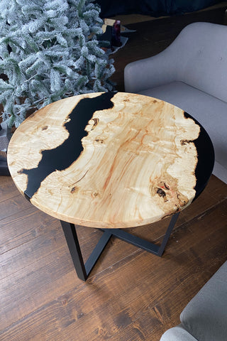 Round Epoxy Resin Table