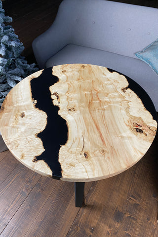 Round Epoxy Resin Table