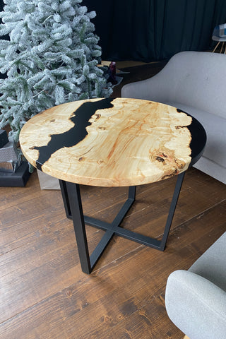 Round Epoxy Resin Table