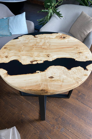 Round Epoxy Resin Table