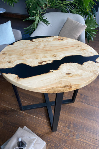Round Epoxy Resin Table