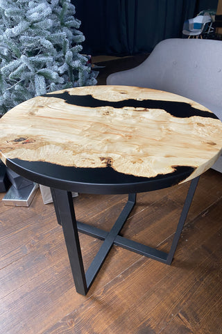 Round Epoxy Resin Table