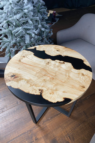 Round Epoxy Resin Table